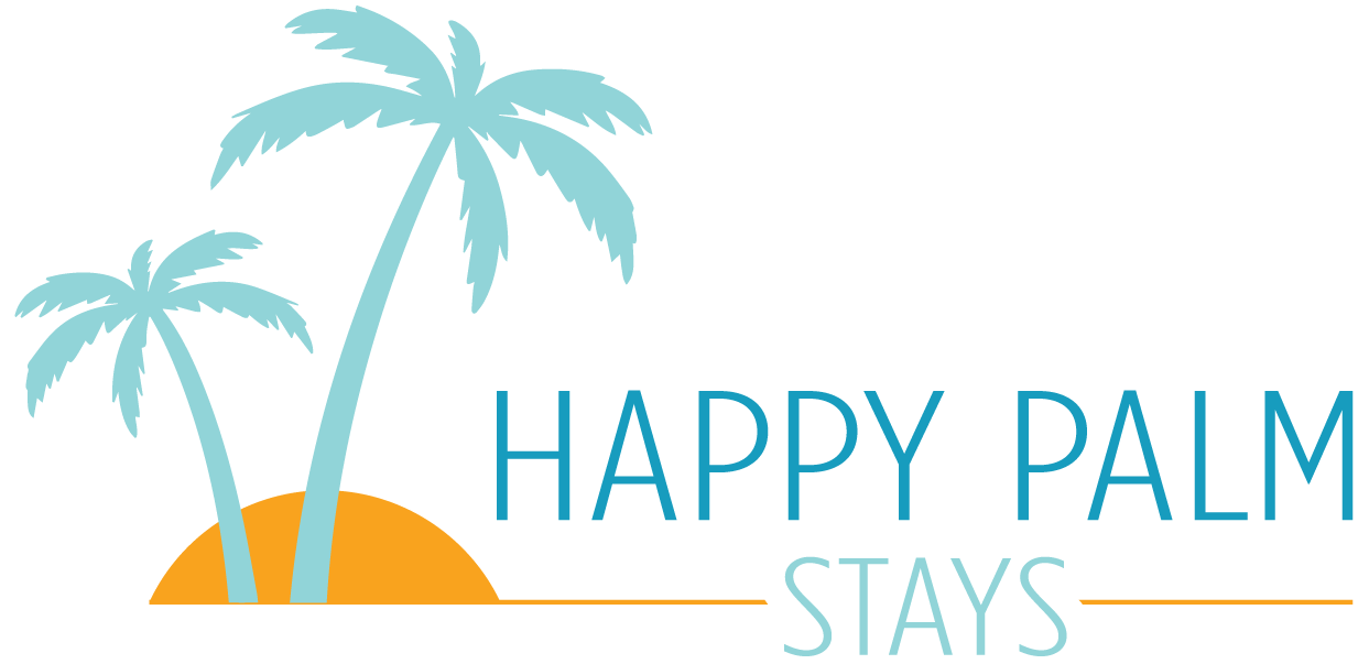 Logo for Happy Palm Stays Vacation Rentals