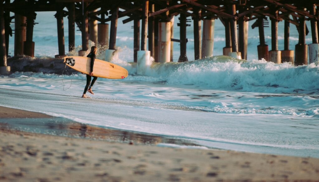 Go surfing at Cocoa Beach